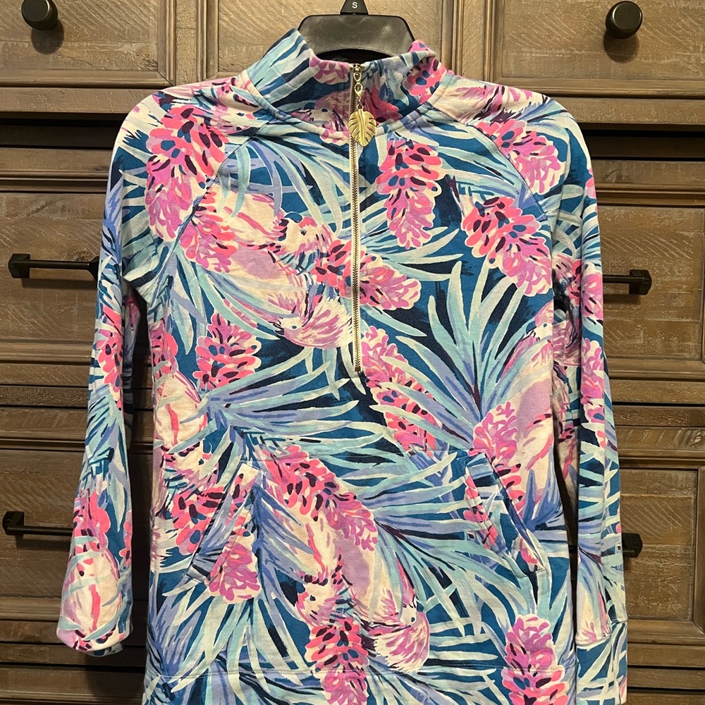 Lilly Pulitzer Tweet Hearts UPF  50+ Skipper Popover
